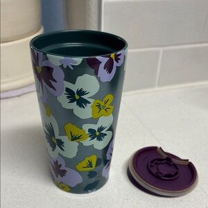 Starbucks Floral Travel Mug with Lid